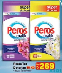 PEROS TOZ DETERJAN 10 KG PEROS TOZ DETERJAN 10 KG